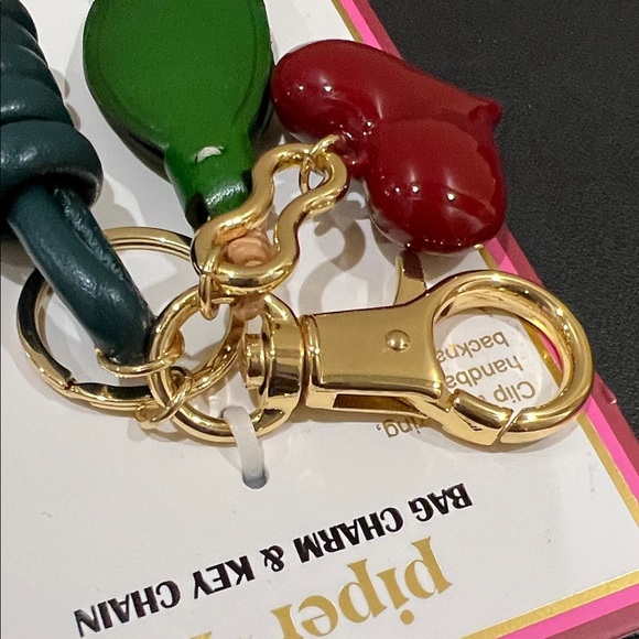 Piper K | Whimsical Heart & Rose Bag Charm - Picture 10 of 10